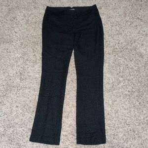Express Black and Teal Columnist Dress Pants